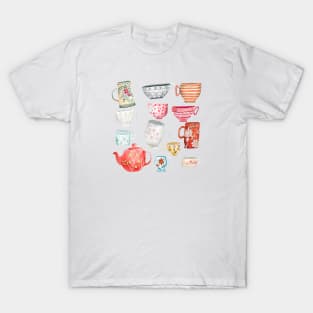 TEA AND COFFEE CUPS,MUGS,TEAPOT T-Shirt